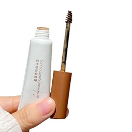 New Soft Color Lasting Makeup Eyebrow Cream, Natural and Long Lasting, Smear Resistant, Waterproof and Shaping, Wild Eyebrow Eyebrow Pencil Makeup, Korean Cosmetics (02# Dark Brown)