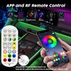 USB Car LED Lights, Interior Car Lights Strip with APP