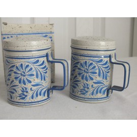 Avon pair COUNTRY TALC SHAKER sweet honesty perfumed NOS NIB vintage FULL