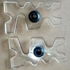 Clear Plastic Pool Billiard Cue Bridge Head Pool Stick Holder