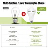 Neporal 4 Pack Emergency-Rechargeable-Light-Bulb, Stay Lights Up When Power Failure,