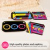 Greencian 96Pcs 80s 90s Party Decorations for Men Women, Serves