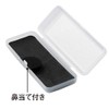 Meigan Eyeglass Case, Small, Slim, Lightweight, Compact, Transparent, Skeleton, Frosted,