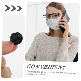 FRCOLOR 10Pcs Portable Mask Glasses Buckles Mask Lanyard Buttons Comfortable Glasses Connectors Practical Mask Accessories for Easy Use and Secure Fit