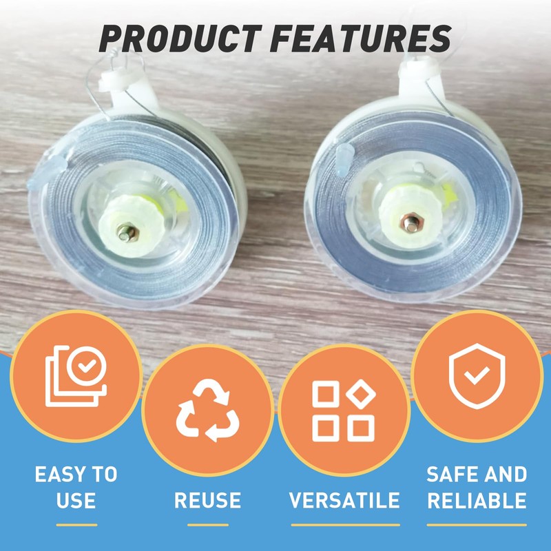 Kevlar Trip Wire Alarm Device with Reusable Reel - 85ft