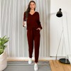 GENERICO CONJUNTO DEPORTIVO CASUAL PARA DAMA FIORE VINO CH/M