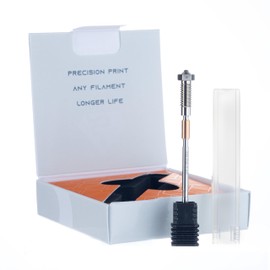 Diamondback Nozzles – Prusa Nextruder Compatible – Polycrystalline Solid Diamond Tip 3D Printer Nozzles, Improved Extrusion, Any Filament, Long Life, Wear Resistant, USA Made (0.6mm)