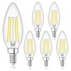 winshine E12 Candelabra LED Bulbs Dimmable 4000K Daylight 60W Equivalent,Type