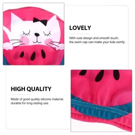 BESPORTBLE Children Swimming Cap, Swim Cap for Long Hair Kids Swimming Caps 5PCS
