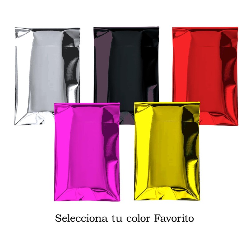 Metallic Envelopes with Self Seal Metallic Bags for Gifts, Office