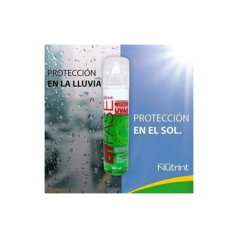 Tratamiento Capilar Bifásico Xiomara Nutrint Bifase Uvas 250ml