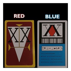 HxH license | Used for cosplay | Used for crafting | Gift for anime fans | Put it in your wallet (Blue)