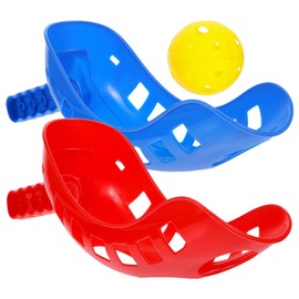 Zerodeko Wood Catch Kids Scoop Toss Game Throw and Catch Game Toss and Catch Game Brain Teaser Ball Catch Game Catching Game Fun and Cups Toss Ball Game Scoop Ball Game Toy Child Racket