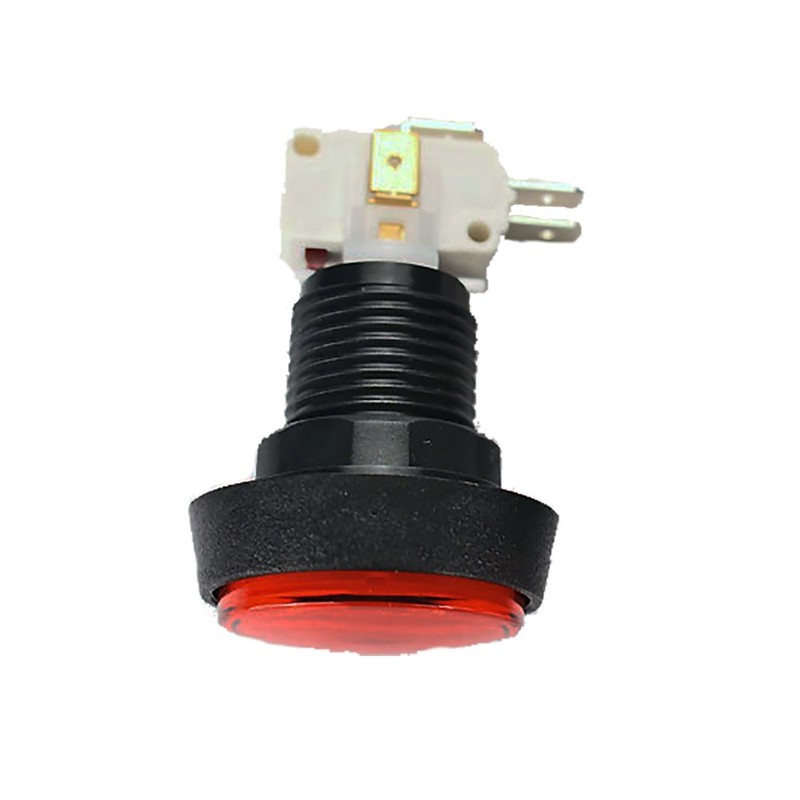 Game Room Guys Illuminated Push Button - Red Circle -