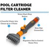 Pool Spa Filter Cartridge Cleaner Brush PVC Reusable Spa Water