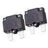 ZOOKOTO 2Pcs 15A Automatic Thermal Circuit Breaker Thermal Overload Protector