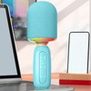 Handheld Karaoke Mic with RGB Light Support Memory Card Portable