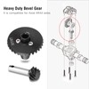 KIMISS Stainless Steel Heavy, Gear Set 30T 8T for Axial