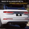 White Dog Paw Footprint License Plate - 6x12 Inch Aluminum