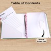 XKDOUS Important Document Organizer Folio Folders with 9 Pockets 3