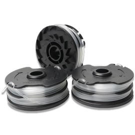 Qingriver 3 Pieces Strimmer Spool,Compatible with Parkside Cordless Grass Trimmer 20-Li, 50 PRT 300 PRT 550, Nylon Spools, Pack of 3 Trimmer Replacement Spool Line