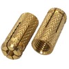 SKIR'CO (Pack of 4) Brass Drop in Anchor M14 x