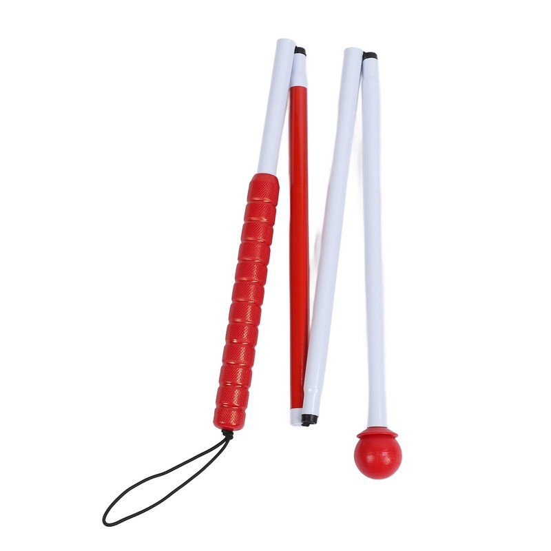 Folding Blind Cane Aluminum Alloy Prevent Slip Reflective Foldable Blind