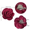 Sanrich Women's Brooches 4pcs Rose Flower Hair Clip Mexican Hair