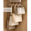 HARWAVE 4 Pack Bag Hangers, Purse Hangers for Closet, Hooks