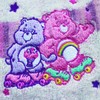 Marushin 5545003200 Mini Towel, Care Bear, Combination Bear (Pink), Handkerchief,