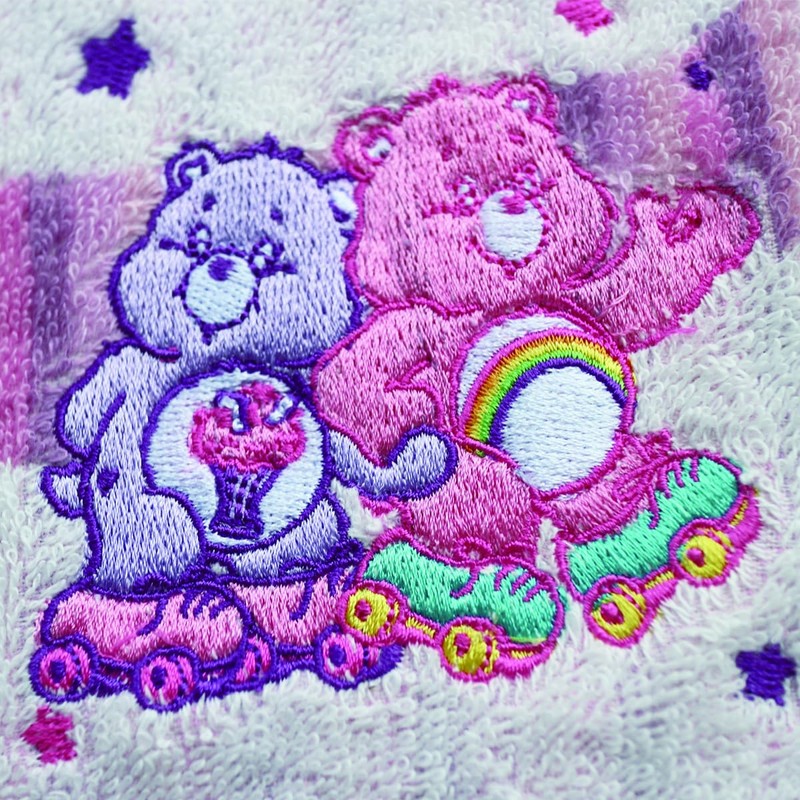 Marushin 5545003200 Mini Towel, Care Bear, Combination Bear (Pink), Handkerchief,