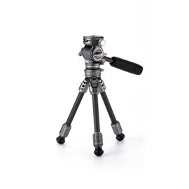 Tilta VT03 Tabletop Video Fluid Head with 1-Stage Carbon Fiber Tripod Legs (3KG) (Space Gray)