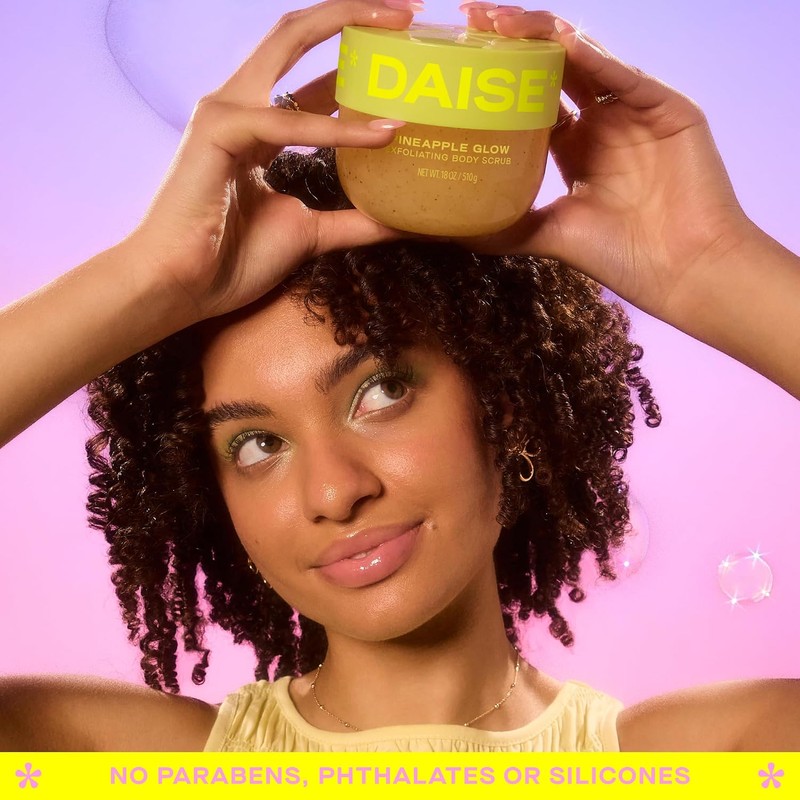 Daise Exfoliante Corporal Resplandor de Piña para Cuerpo 510g