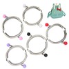 8.5cm Semicircle Embossing Kiss Lock Frame Lock Clip for Purse