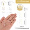 2000Pcs Earring Making Kit, Hypoallergenic Earring Findings Earring Making Supplies