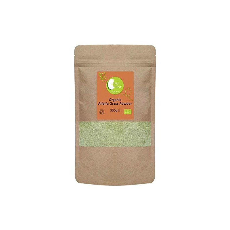 Organic Alfalfa Grass Powder - Certified Organic - by Busy