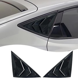 MUXEE Window Louver，for Acura Integra 2023 2024 2025, ABS Print Sport Window Decorative Covers, Exterior Trim Accessories - Carbon Fiber