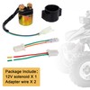 RUHUO Starter Solenoid Relay 12V GY6 4-Stroke Engine 50cc 70cc