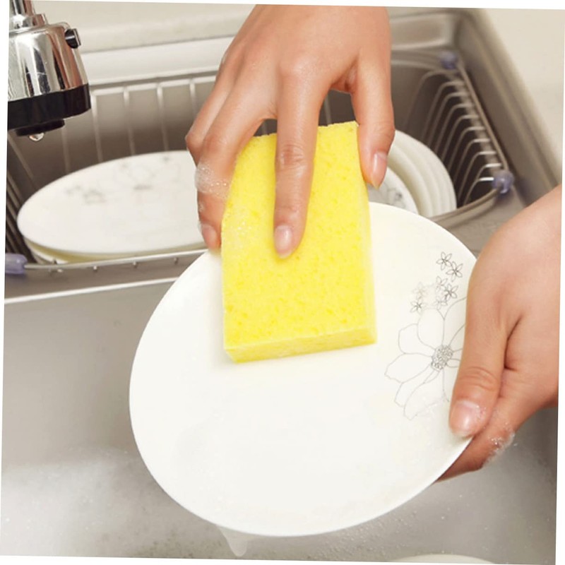 ORFOFE 6pcs Multi-Functional Cleaning Sponge Wiping Sponge for Tableware Kitchen