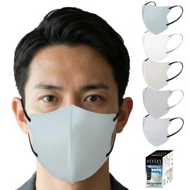 Yamato Industry Styly Mask Grande 5 Color, Large Size, 30 Pieces, STYLEY 5 Colors, Individual Packaging (1)
