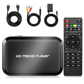 Media Player, 4k Multimedia Player, Full HD Player, Supports H.265/HEVC/VP9, Supports SD Card, USB Memory, HDD, Video, Music, Picture Playback, Supports HDMI, VGA, Composite, Component Output, Large
