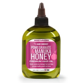 Hair Chemist Pomegranate & Manuka Honey Moisturizing Premium Hair Oil 7.1 oz. - Moisturizing Pomegranate and Honey Infused Hair Oil