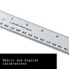Ludwig Precision Aluminum Straight Edge Ruler, 12-INCH, Silver