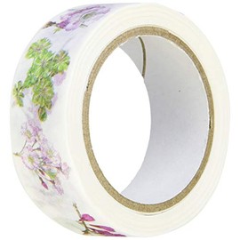 Kamiiso Sansho GR-0019 Masking Tape, Cherry Blossoms, 0.6 inches (15 mm) x 26.4 ft (7 m)