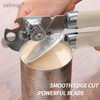 Safring Can Opener Manual, Handheld Strong Heavy Duty Stainless Steel