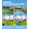 KimFilter Pro Series 1000 GPH Above Ground Pool Filter Pump