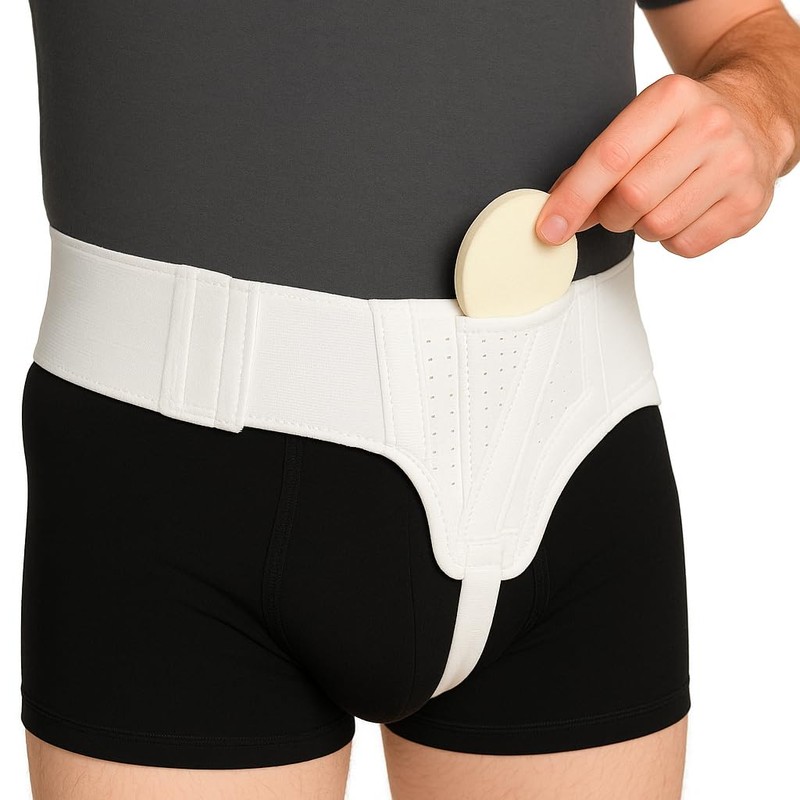 AT Surgical Left Side Inguinal Hernia Truss – Post-Surgery Support