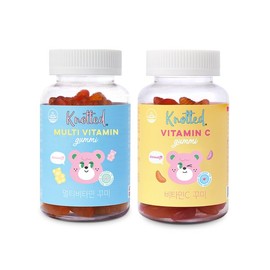 Noted 노티드 꾸미 혼합 2종 1세트 멀티비타민+비타민C 총2병 Noted Creamy Mix Set 2 Types Multivitamin + Vitamin C Total 2 Bottles