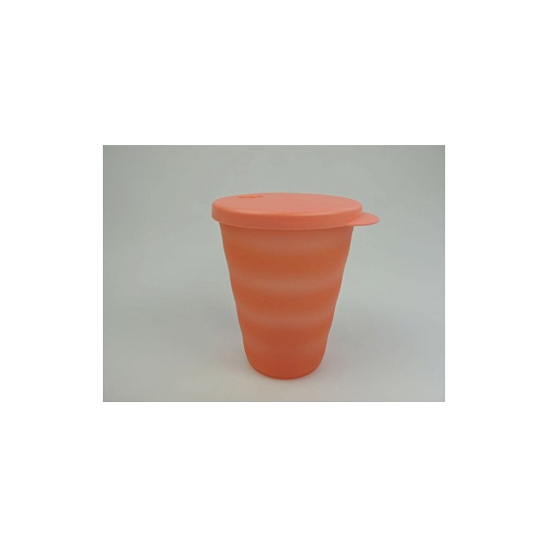 TUPPERWARE Junge Welle Drinking Straw Cup 330 ml Pastel Orange