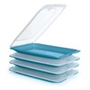 K&G High-Quality Set of 4 Stackable Storage Boxes for Sliced
